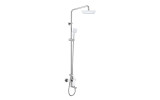 Nástenná batéria, Viana, 150 mm so sprchovou súpravou, výtokom, ručné a tanierovou sprchou 220x220mm