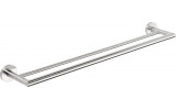X-STEEL držiak na uteráky dvojitý 655mm, brúsená nerez (104204055)