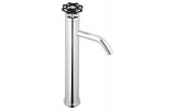 INDUSTRY stojanková umývadlová batéria vysoká bez výpuste, výška 332 mm, chróm/čierna