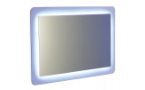 Lord zrkadlo s presahom s LED osvetlením 1100x600mm, biela