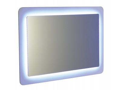 Lord zrkadlo s presahom s LED osvetlením 1100x600mm, biela
