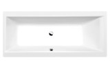 CLEO obdĺžniková vaňa 160x70x48cm, biela mat