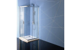 EASY LINE štvorcová sprchová zástena 900x900mm, sklo BRICK