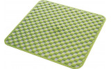 GEO podložka do sprchovacieho kúta 53x53cm s protišmykovou úpravou, kaučuk, zelená