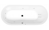 ASTRA O HYDRO masážna vaňa, 165x75x48cm, biela