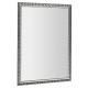 MELISSA (DAHLIA) zrcadlo v dřevěném rámu 672x872mm, stříbrná