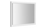 Flute zrkadlo s LED osvetlením 900x700mm, biela