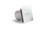 E-150 GTH kúpeľňový ventilátor axiálny s automatom, 10W / 19W, potrubia 150mm, biela