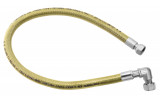 Plynová pripojovacie hadice s kolienkom 1/2" MM-0,5m