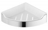 SAMBA rohová polica do sprchy, 218x63x218mm, leštený nerez
