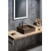 FORMIGO betónové umývadlo, 47,5x13x36,5 cm, tmavo hnedá