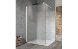 VARIO WHITE jednodílná sprchová zástěna k instalaci ke stěně, matné sklo, 800 mm
