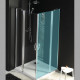 ONE sprchové dvere s pevnou časťou 900 mm, číre sklo