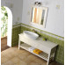 BRAND zrkadlo 1300x700x20mm, starobiela