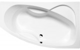 MAMBA R asymetrická vaňa 160x95x44cm, biela