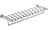 X-STEEL polička na uteráky s hrazdou, brúsená nerez (104205075)