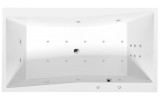 QUEST HYDRO-AIR masážna vaňa, 180x100x49cm, biela
