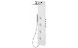 SPIRIT ROUND termostatický sprchový panel nástenný, 250x1550mm, biela