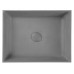 FORMIGO betónové umývadlo, 47,5x13x36,5 cm, svetlo šedá
